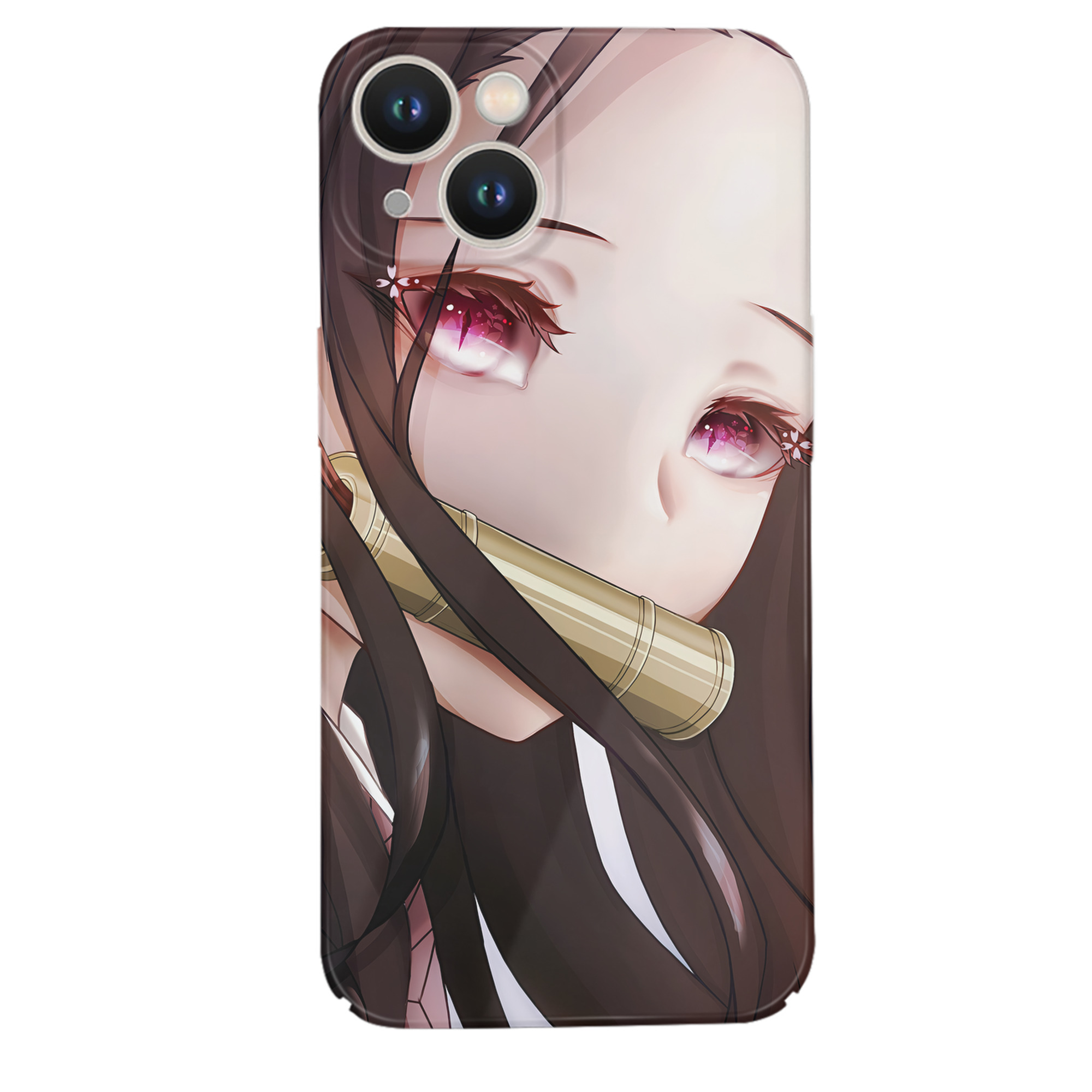 （画像用） 鬼滅の刃（きめつのやいば）竈門 禰󠄀豆子／かまど ねずこ Kamado Nezuko 【iPhone 14シリーズ対応】ハードケース